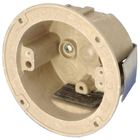 non-metal outlet box round wet location|Moulded, 2.